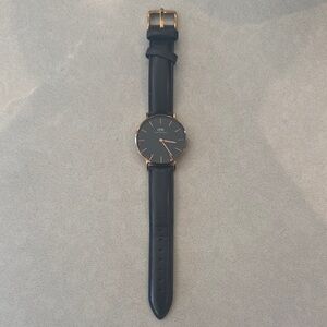 Daniel Wellington Black and Gold Women's Watch